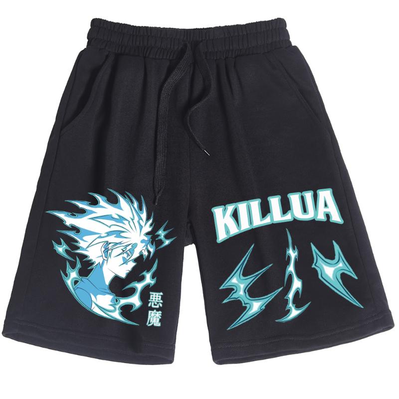 Men's Shorts Anime Killua Print Summer Man Woman Casual Loose Beach Cotton Short Pants, Black1
Men's Shorts Anime Killua Print Summer Man Woman Casual Loose Beach Cotton Short Pants, Black1