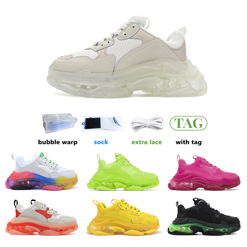 2022 Clear Sole white running shoes man and woman Beige Grey Neon Green Pink fluorescence Black Pink, #13
2022 Clear Sole white running shoes man and woman Beige Grey Neon Green Pink fluorescence Black Pink, #13