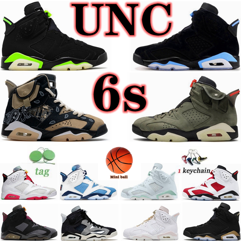 TOP Quality Jumpman 6 Mens Basketball Shoes 6s British Khaki CARMINE Black Cat UNC Electric Green mens casual trainer Sneakers large jorden6s size40-47, 10
TOP Quality Jumpman 6 Mens Basketball Shoes 6s British Khaki CARMINE Black Cat UNC Electric Green mens casual trainer Sneakers large jorden6s size40-47, 10