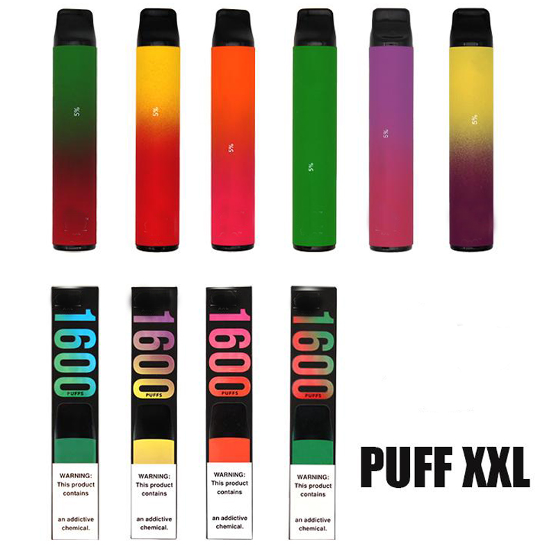 Puff XXL Disposable Vapes Electronic Cigarette 1600 Puffs Vape Device 1000mah 6.5ml Pod 43+ Colors Available E Cigs VS Elfbar
Puff XXL Disposable Vapes Electronic Cigarette 1600 Puffs Vape Device 1000mah 6.5ml Pod 43+ Colors Available E Cigs VS Elfbar