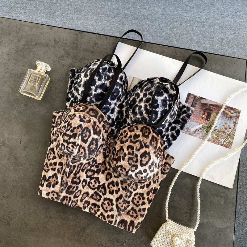 y2k clothes 2022 New Women Sexy Leopard Print Velvet Short Bustier Crop Tops Outside Wearing Sleeveless High Waist Corset Camis 220613, Khaki
y2k clothes 2022 New Women Sexy Leopard Print Velvet Short Bustier Crop Tops Outside Wearing Sleeveless High Waist Corset Camis 220613, Khaki