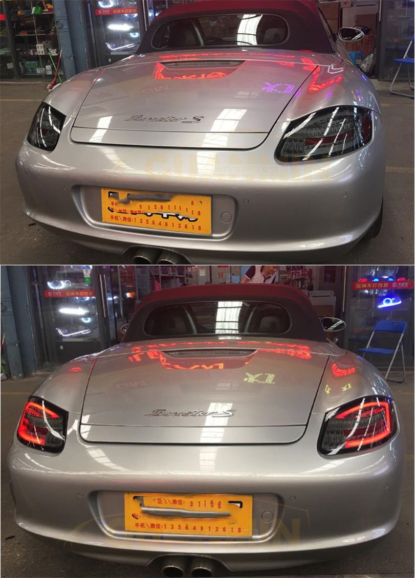 Car Styling Rear Lamp For Porsche Cayman 987 LED Tail Light 2005-2008 LED Turn Signal Running Lights Auto Accessories