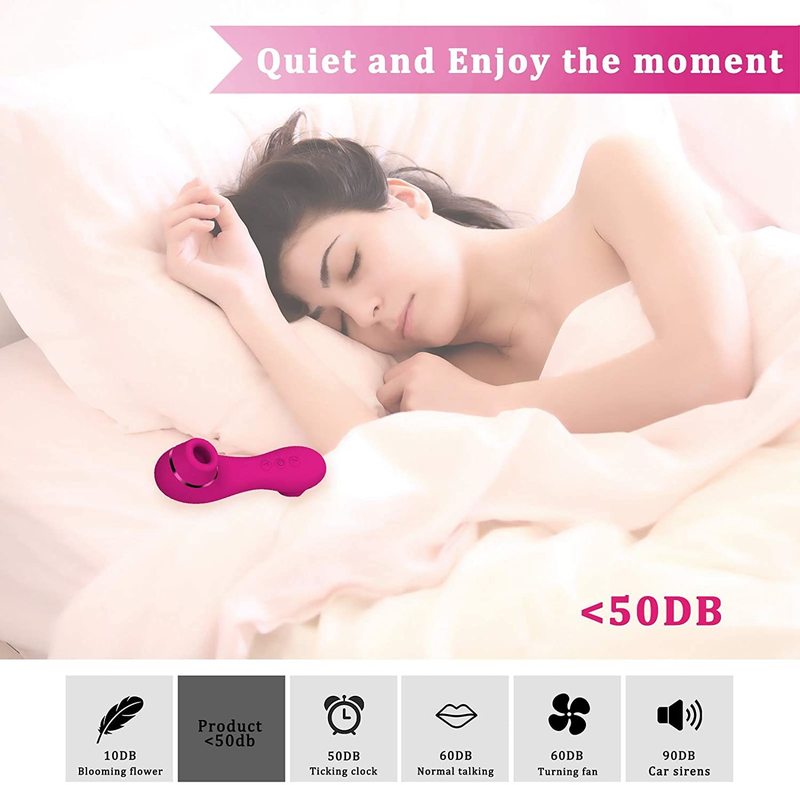 Double Head Modes Clitoral Sucking & Licking Vibrator G Spot Stimulate Vaginal Nipple Massager Oral Sex Toys for Women Couples 220329
