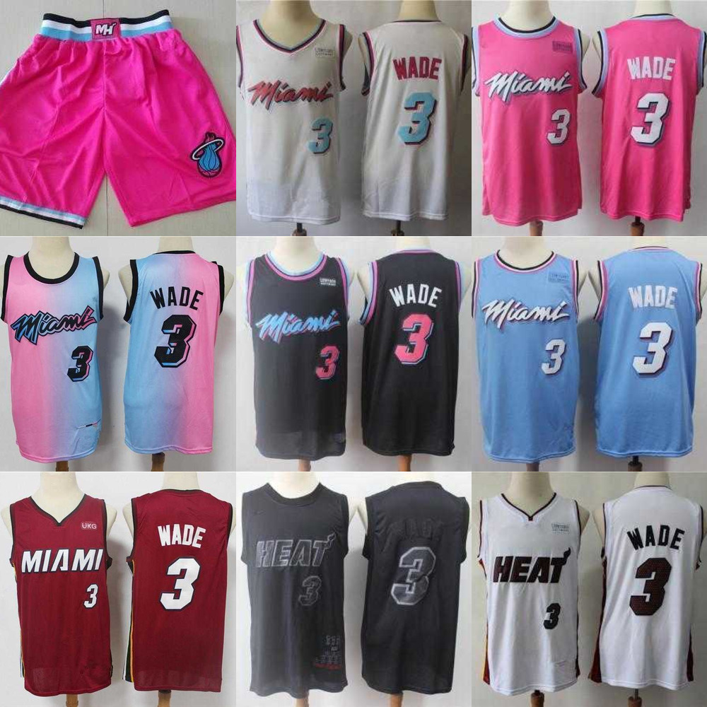 Miami''Heat''Men Jersey throwback Jersey Dwyane 3 Wade Basketball Shorts Basketball Jerseys Pink Black Red White Black, Color
Miami''Heat''Men Jersey throwback Jersey Dwyane 3 Wade Basketball Shorts Basketball Jerseys Pink Black Red White Black, Color