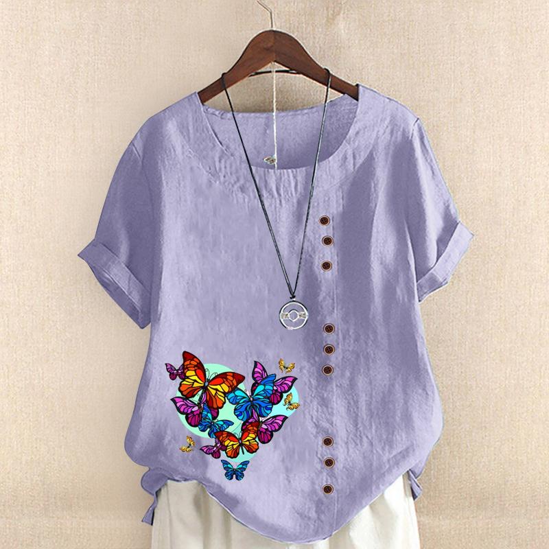 Women's Blouses & Shirts Mod Sun Shirt Women's Printed Round Neck Raglan Sleeve Hem Slit Loose Short Designer Women Layering Tee For Wom, Coffee
Women's Blouses & Shirts Mod Sun Shirt Women's Printed Round Neck Raglan Sleeve Hem Slit Loose Short Designer Women Layering Tee For Wom, Coffee
