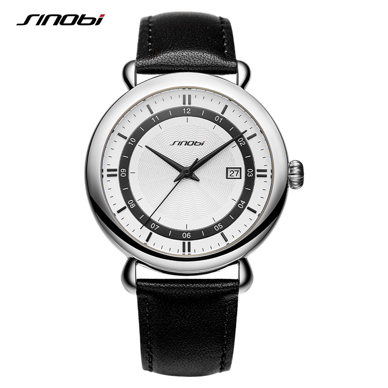 2022 SINOBI men's watch single calendar belt waterproof business simple quartz gift, C1
2022 SINOBI men's watch single calendar belt waterproof business simple quartz gift, C1