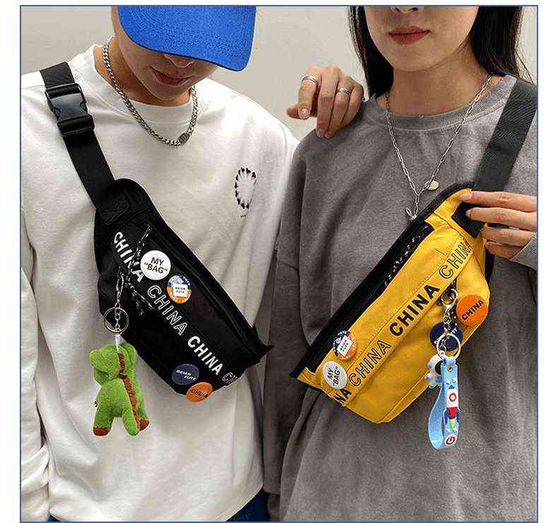 Crossbag Men's Bag Ins Bag Waist Small Shoulder Women's Shoulder Bag Chest Men's, Lettered white
Crossbag Men's Bag Ins Bag Waist Small Shoulder Women's Shoulder Bag Chest Men's, Lettered white
