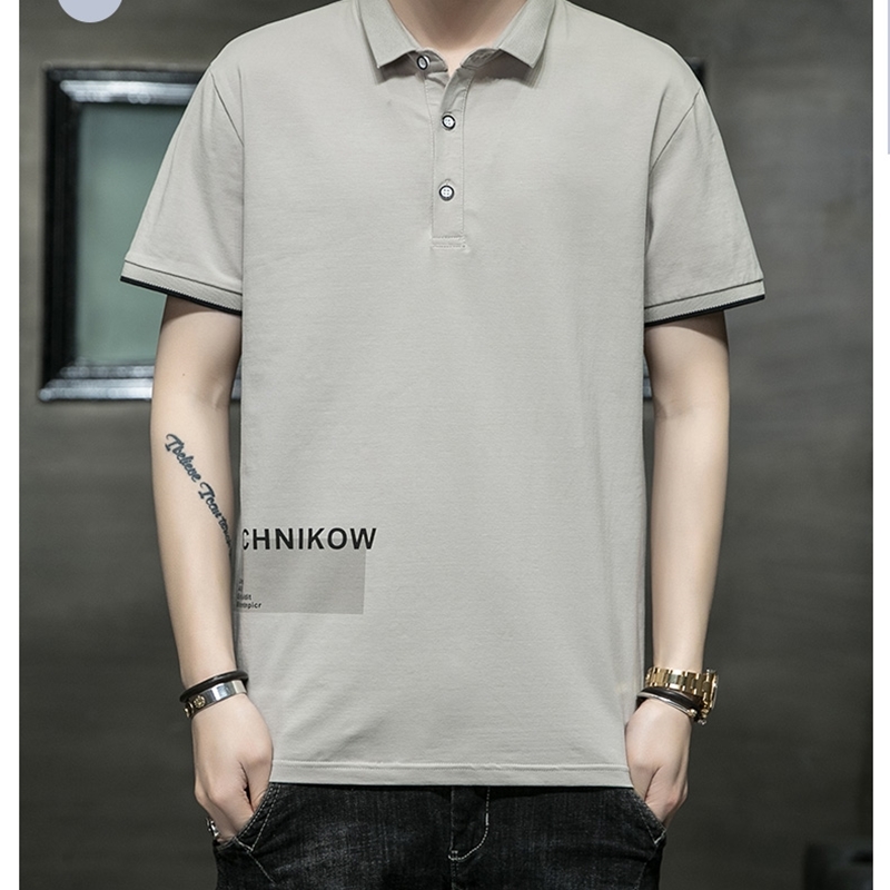 Personalized Customize men polo shirt short sleeve advertising shirt A980 letter print red blue black 220402