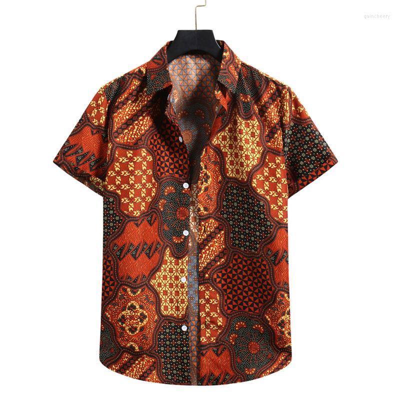 Men' Casual Shirts Summer Vintage Ethnic Shirt For Men Cardigan Short Sleeve Hawaiian Beach Flower Turtleneck BlusasMen' Quin22, Red
Men' Casual Shirts Summer Vintage Ethnic Shirt For Men Cardigan Short Sleeve Hawaiian Beach Flower Turtleneck BlusasMen' Quin22, Red