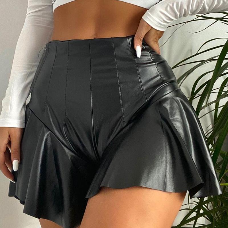 Skirts Sexy Mini Women Pu Leather Party Dancing Skirt Club Wear Fashion High Waist Solid Faux Extreme Shorts FemaleSkirts, Black
Skirts Sexy Mini Women Pu Leather Party Dancing Skirt Club Wear Fashion High Waist Solid Faux Extreme Shorts FemaleSkirts, Black