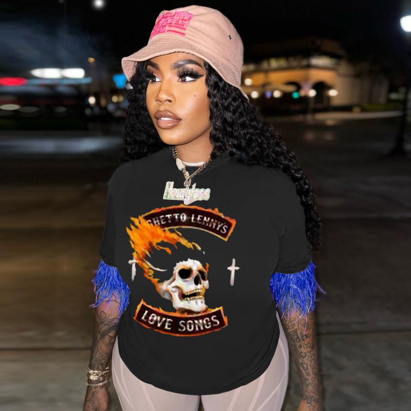 Women' T-Shirt Women Street Club T Shirt Funny 90s Female Graphic Classic Pullover Vintage Top Tees Casual Tunic WholesaleWomen, Black
Women' T-Shirt Women Street Club T Shirt Funny 90s Female Graphic Classic Pullover Vintage Top Tees Casual Tunic WholesaleWomen, Black