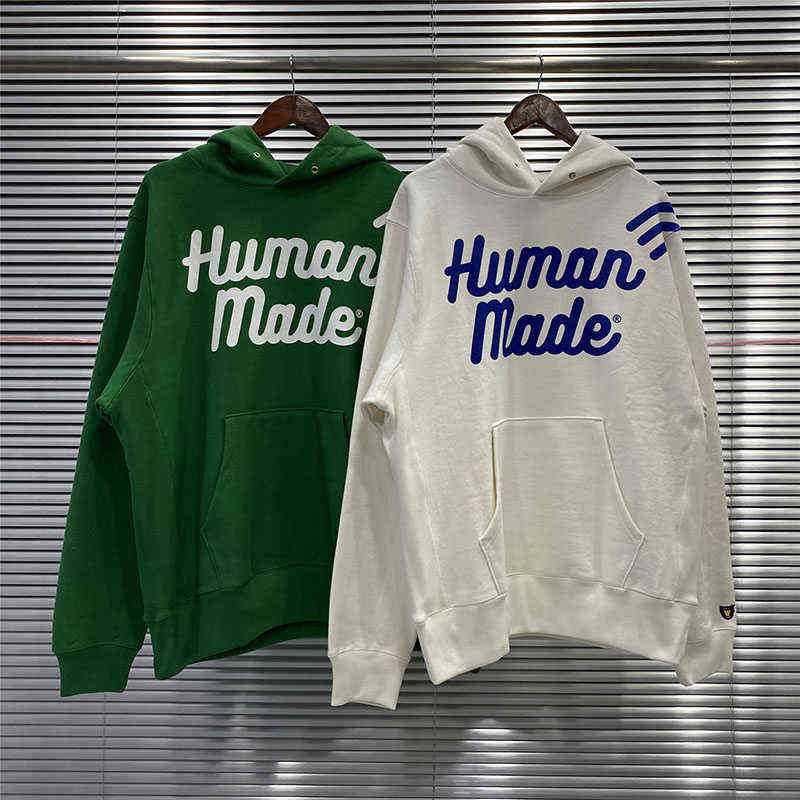 Human Made Hoodie Japanese Letter Print Men Women High Quality Fleece Sweatshirt HUMAN MADE Couple Coat T220726, 02-white
Human Made Hoodie Japanese Letter Print Men Women High Quality Fleece Sweatshirt HUMAN MADE Couple Coat T220726, 02-white