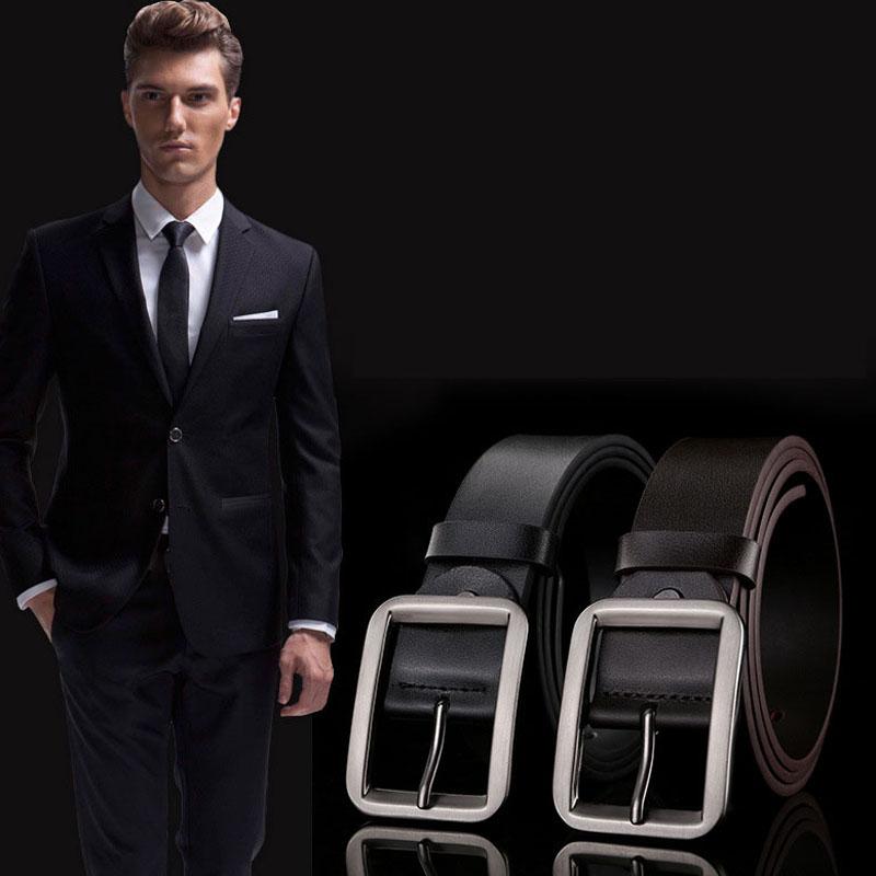 Belts Cowhide Genuine Leather For Men Women Straps Male Pin Buckle Vintage Jeans Belt 100-125cm Long Waist BandBelts, Black
Belts Cowhide Genuine Leather For Men Women Straps Male Pin Buckle Vintage Jeans Belt 100-125cm Long Waist BandBelts, Black