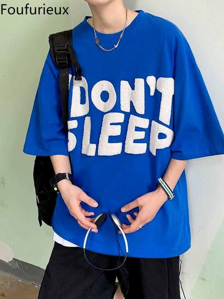 Men's T-Shirts Foufurieux Summer Letter Cute T-shirt Cotton Loose Men 2022 Tops Harajuku Casual Mme Korean Fashion Oversized ClothingMen's I, Beige
Men's T-Shirts Foufurieux Summer Letter Cute T-shirt Cotton Loose Men 2022 Tops Harajuku Casual Mme Korean Fashion Oversized ClothingMen's I, Beige