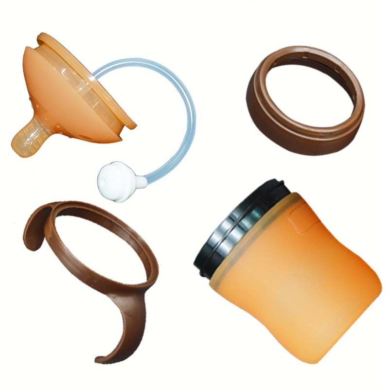 150ML 240ML Baby Silicone Milk Feeding Bottle BPA Free Wide Mouth Anti-fall Bottle Soft Baby Larger Feeding Bottle 220512