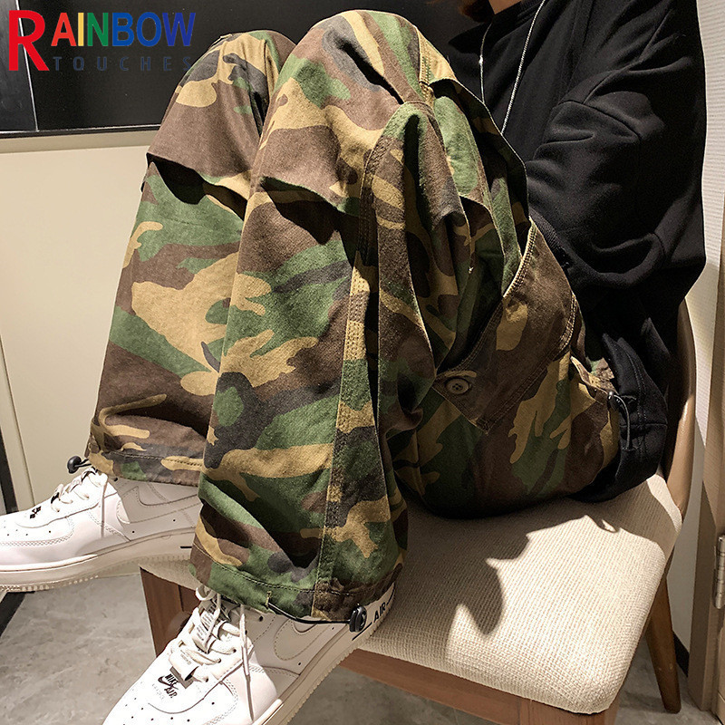 Mens Pants Rainbowtouches Camouflage Pant Fashion Men Cargo Pant Casua 220823