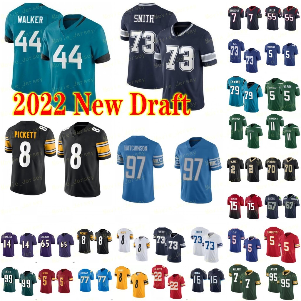 8 Kenny Pickett 7 Derek Stingley Jr Football Jersey Aidan Hutchinson Travon Walker Drake London Falcon Evan Neal Ickey Ekwonu Jahan Dotson Kyle Hamiltom
8 Kenny Pickett 7 Derek Stingley Jr Football Jersey Aidan Hutchinson Travon Walker Drake London Falcon Evan Neal Ickey Ekwonu Jahan Dotson Kyle Hamiltom