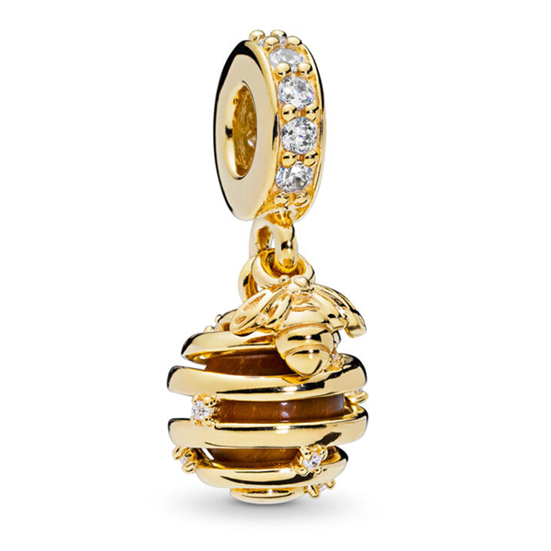 New Popular Sterg Sier Gold Bee Feather Tree Of Life Bella Beads Fit Original Charm Bracelet Ladies Jewelry Special O