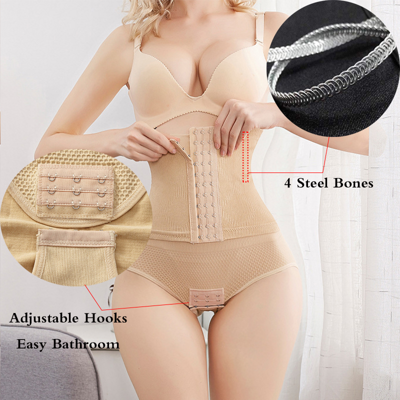 GUUDIA Women Body Shaper Tummy Control Panties High Waist Trimmer Postpartum Girdle Slimming Underwear Slimmer Shapewear Cincher 220614