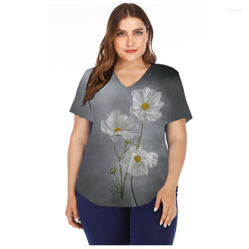 Women's Plus Size T-Shirt Big Summer Print Short Sleeve Loose Women Casual V Neck Fashion Tops Streetwear Pullover TshirtWomen's Jasp22, Lanting-6
Women's Plus Size T-Shirt Big Summer Print Short Sleeve Loose Women Casual V Neck Fashion Tops Streetwear Pullover TshirtWomen's Jasp22, Lanting-6