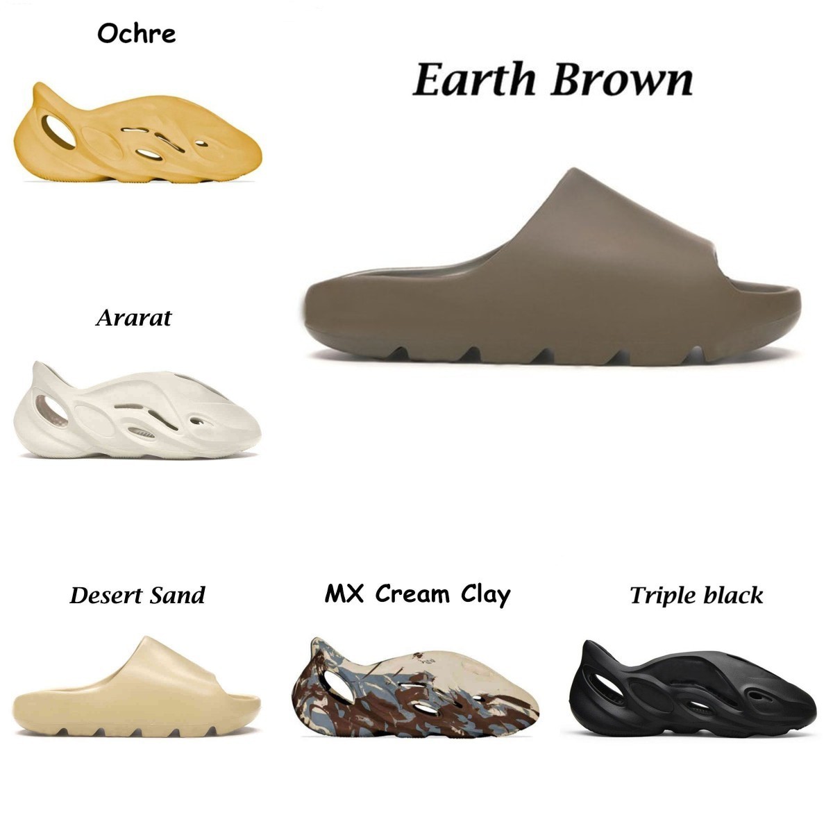 Slides Slippers Desert Sand Summer Brown Flat Mens Women Glow Green Beach Resin Slide Sandal Graffiti Bone Rubber MXT Moon Gray Mineral Blue Glow Green Designer S14, Shau
Slides Slippers Desert Sand Summer Brown Flat Mens Women Glow Green Beach Resin Slide Sandal Graffiti Bone Rubber MXT Moon Gray Mineral Blue Glow Green Designer S14, Shau