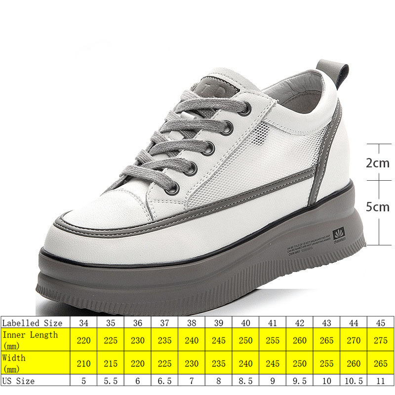 2022 7cm Mesh Round Toe Increasing Breathable Causal Women Sneakers Single Shoes Women Spring Autumn Thick Bottom, Grey
2022 7cm Mesh Round Toe Increasing Breathable Causal Women Sneakers Single Shoes Women Spring Autumn Thick Bottom, Grey