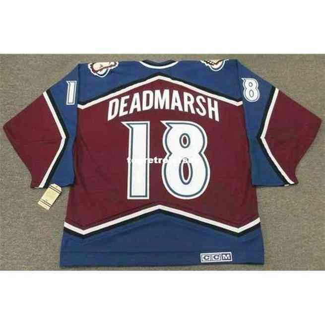 Wholesale Mens Adam Deadmarsh 1996 Ccm Vintage Away Cheap Retro Hockey Jersey, Wine red
Wholesale Mens Adam Deadmarsh 1996 Ccm Vintage Away Cheap Retro Hockey Jersey, Wine red