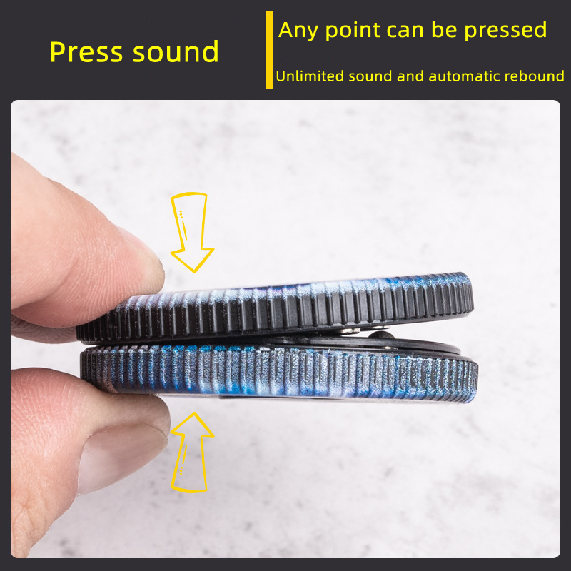Fidget Toys New Pipago Pop Coin Gyroscope Hand Push Star Sky Fingertip Gyroscope Creative Decompression Toy
