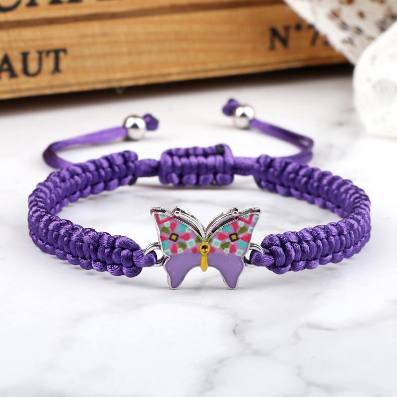 Link Chain Charm String Braided Bracelets&Bangles Handmade For Women Adjustable Multicolor Butterfly Girls Fashion Friendship Jewelry Gi
Link Chain Charm String Braided Bracelets&Bangles Handmade For Women Adjustable Multicolor Butterfly Girls Fashion Friendship Jewelry Gi
