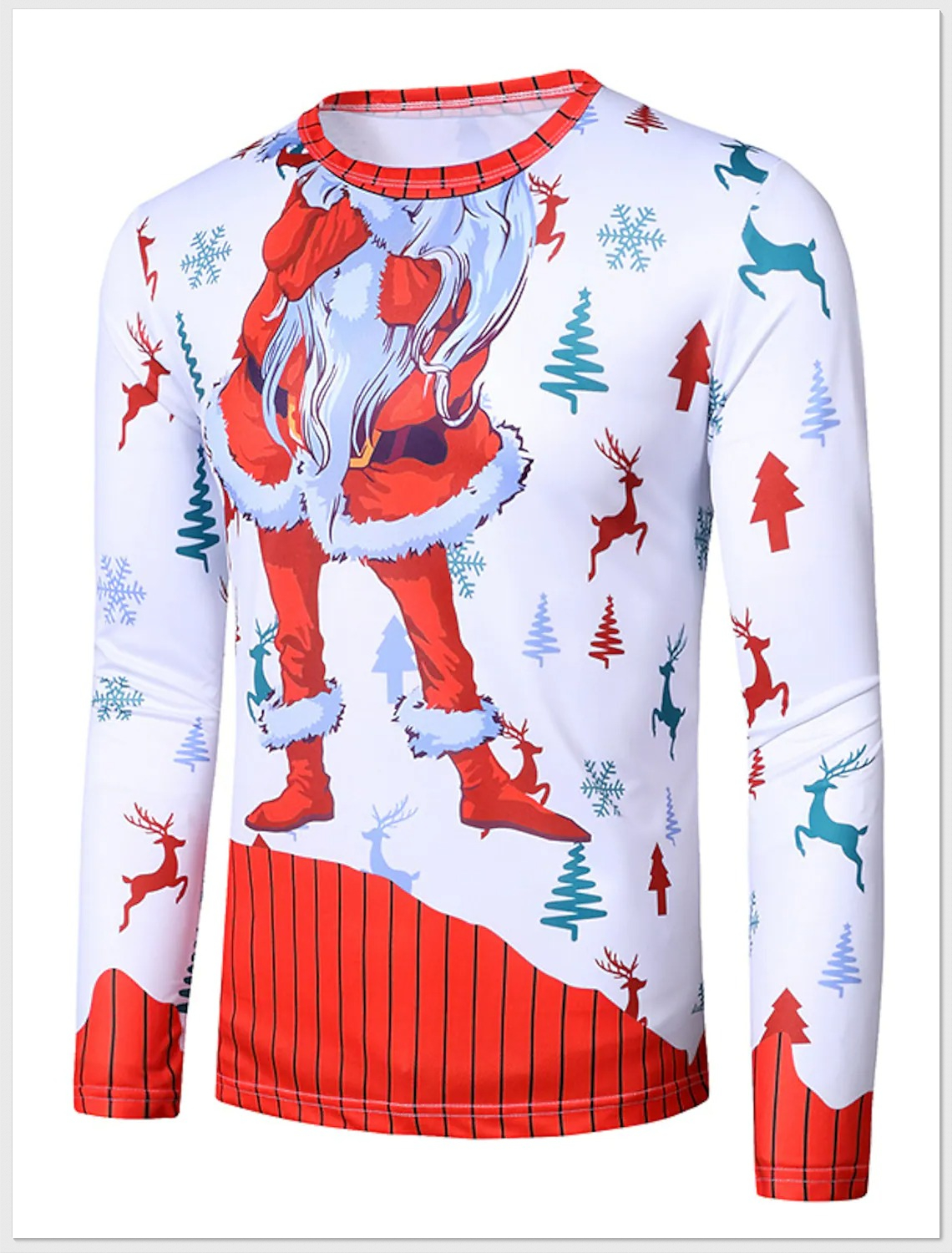 Fashion White Christmas Tree Grandpa Cute Printed Pattern Men's Christmas 3D Printing T-shirt Long Sleeve Party Top Streetwear Round Neck High Quality, Picture1
Fashion White Christmas Tree Grandpa Cute Printed Pattern Men's Christmas 3D Printing T-shirt Long Sleeve Party Top Streetwear Round Neck High Quality, Picture1