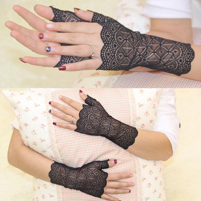 Elbow & Knee Pads Lace Gloves Sunscreen Long Fingerless Mittens Covered Elastic Sleeve Driving Fashion Ladies Warmer Arm Accessories, Black
Elbow & Knee Pads Lace Gloves Sunscreen Long Fingerless Mittens Covered Elastic Sleeve Driving Fashion Ladies Warmer Arm Accessories, Black