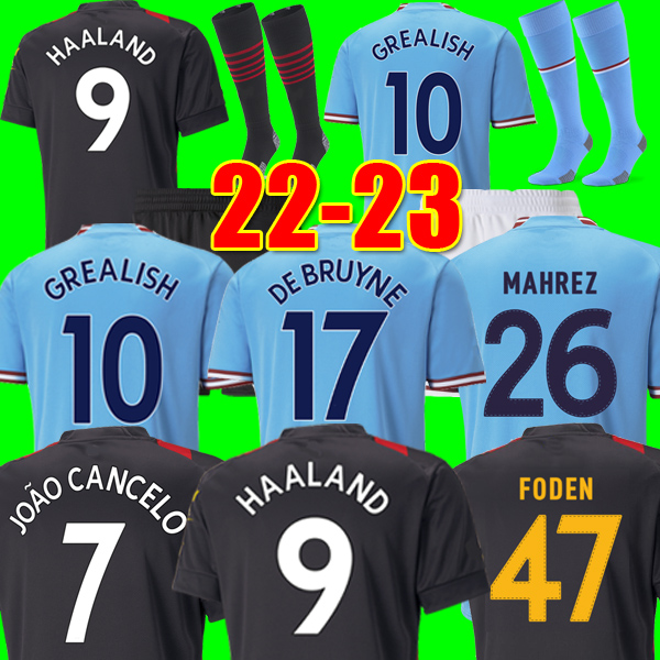 22 23 HAALAND PHILLIPS SOCCER JERSEYS GREALISH STERLING MANS CITY MAHREZ fans player version DE BRUYNE FODEN 2022 2023 top football kit shirt men kids sets, 22-23 away patch 
22 23 HAALAND PHILLIPS SOCCER JERSEYS GREALISH STERLING MANS CITY MAHREZ fans player version DE BRUYNE FODEN 2022 2023 top football kit shirt men kids sets, 22-23 away patch