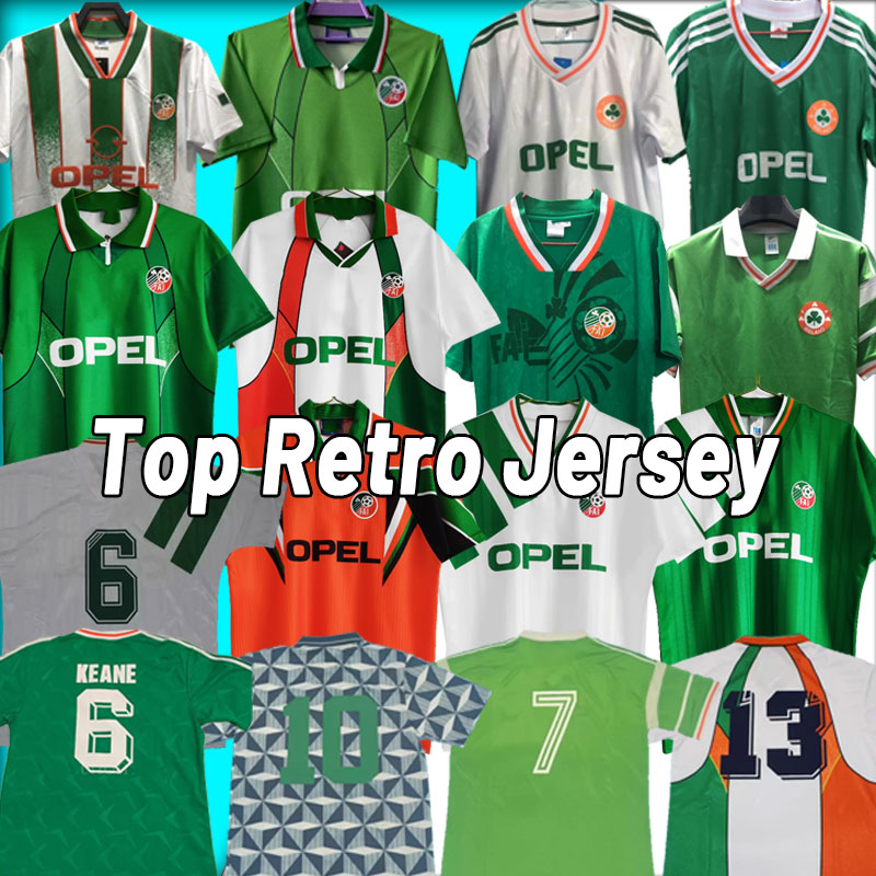 1990 Ireland Retro Soccer jersey 1994 world cup 2022 kits green 1988 1996 1998 vintage Soccer Shirt National Football uniforms McGRATH KEANE COYNE 1992 1993 1995, 88-90
1990 Ireland Retro Soccer jersey 1994 world cup 2022 kits green 1988 1996 1998 vintage Soccer Shirt National Football uniforms McGRATH KEANE COYNE 1992 1993 1995, 88-90