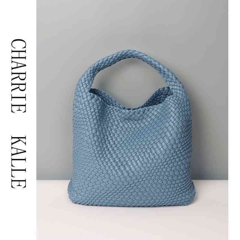 Bottegas Venetas Cowhide Double-sided Hand Woven Tote Handbag Women's Fashion Bagss BFJX, Light green
Bottegas Venetas Cowhide Double-sided Hand Woven Tote Handbag Women's Fashion Bagss BFJX, Light green