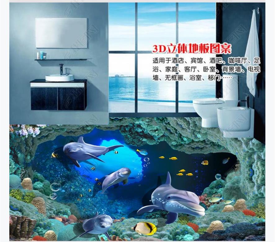 Custom photo flooring wallpaper 3d Wall Stickers Modern Mediterranean sea 3D underwater animal world dolphin coral floor painting walls papers home decoration, Custom any size
Custom photo flooring wallpaper 3d Wall Stickers Modern Mediterranean sea 3D underwater animal world dolphin coral floor painting walls papers home decoration, Custom any size