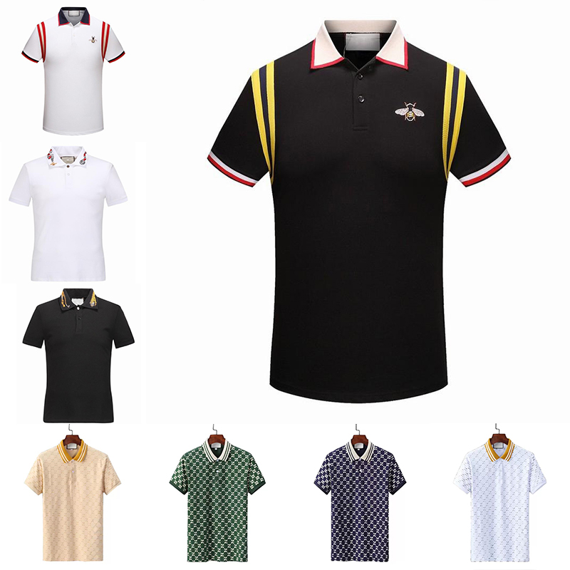 Mens High grade Polos Shirts For Man High Street Italy Embroidery Garter Snakes Little Bees Printing Brands Clothes Cottom Clothing Tees
Mens High grade Polos Shirts For Man High Street Italy Embroidery Garter Snakes Little Bees Printing Brands Clothes Cottom Clothing Tees
