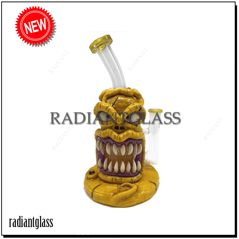 10" Hookahs Unique Heady Thick Glass Bong Bent Neck Eye 3D Bong Cult style water pipes honeycomb perc small mini dab oil rigs 14mm bowl
10" Hookahs Unique Heady Thick Glass Bong Bent Neck Eye 3D Bong Cult style water pipes honeycomb perc small mini dab oil rigs 14mm bowl