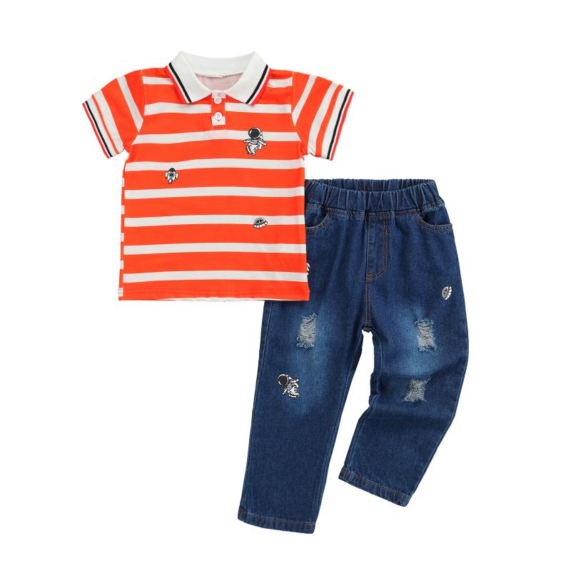Clothing Sets 1-6Y Summer Causal Kids Boys Clothes Striped Short Sleeve T Shirts Denim Pants 2pcsClothing, As pic
Clothing Sets 1-6Y Summer Causal Kids Boys Clothes Striped Short Sleeve T Shirts Denim Pants 2pcsClothing, As pic