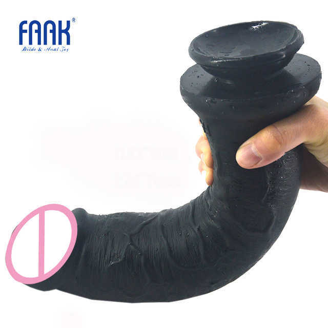 Faak silicone fun skin simulation thick penis stick penis plug thick and long style