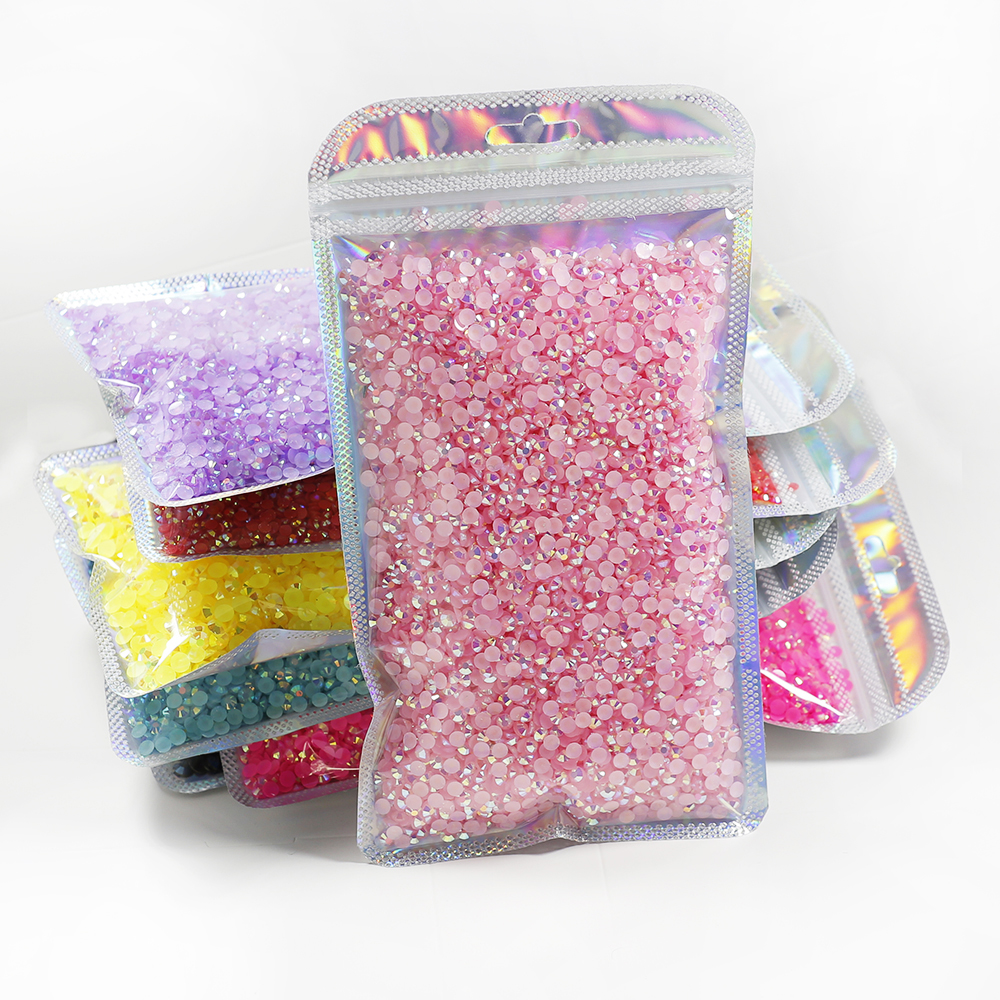 yantuo Factory Wholesale AB colors Bulk Package Flat Back Resin Rhinestone beads 4mm Jelly Non Hot fix Rhinestone
yantuo Factory Wholesale AB colors Bulk Package Flat Back Resin Rhinestone beads 4mm Jelly Non Hot fix Rhinestone
