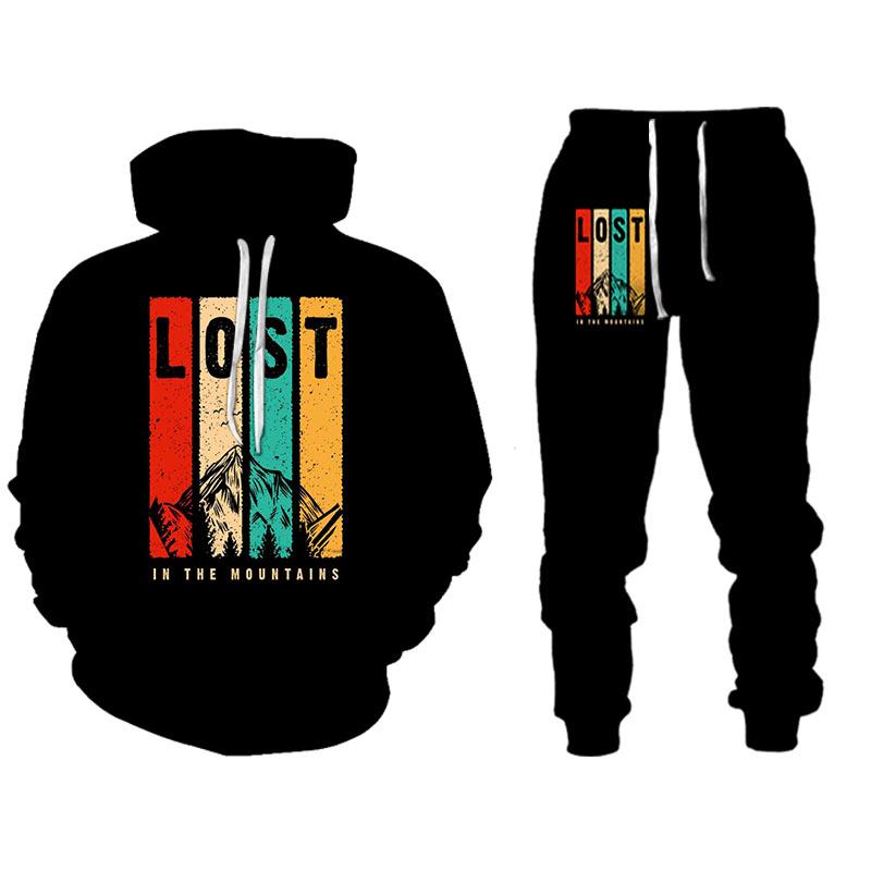 Men's Tracksuits Autumn Men Women Hoodie LOST Oversized Loose Tracksuit Vintage Streetwear Long Sleeve Hooded Trousers Pullover Coat Fitness, Ow1396
Men's Tracksuits Autumn Men Women Hoodie LOST Oversized Loose Tracksuit Vintage Streetwear Long Sleeve Hooded Trousers Pullover Coat Fitness, Ow1396