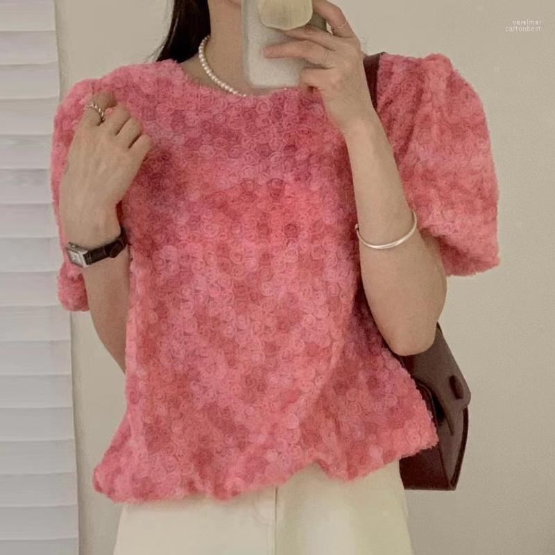 Women's Blouses & Shirts Korean Chic 3d Floral Design Women Summer Elegant Fashion Short Puff Sleeve Blusas Mujer Sweet Loose TopsWomen's Ve, Photo color
Women's Blouses & Shirts Korean Chic 3d Floral Design Women Summer Elegant Fashion Short Puff Sleeve Blusas Mujer Sweet Loose TopsWomen's Ve, Photo color