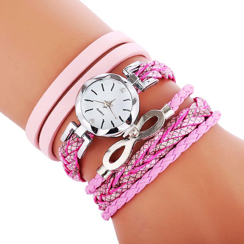 Wristwatches 100pcs/lot Fashion Lady Elegance Weave Leather Watch Quartz Wrap Around Casual Braided Wrist Watches For Women Wholesale ClockW, Orange
Wristwatches 100pcs/lot Fashion Lady Elegance Weave Leather Watch Quartz Wrap Around Casual Braided Wrist Watches For Women Wholesale ClockW, Orange