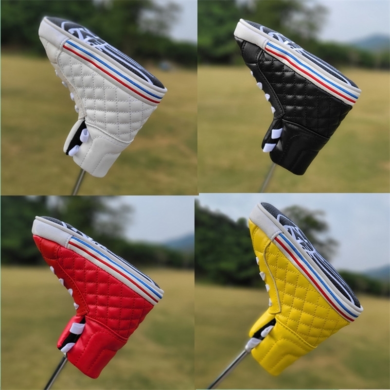 Korea Shoe Style Golf Head Cover PU Club Accessories Blade Straight Putter Headcovers Professional Protector Leather Case 220629
Korea Shoe Style Golf Head Cover PU Club Accessories Blade Straight Putter Headcovers Professional Protector Leather Case 220629