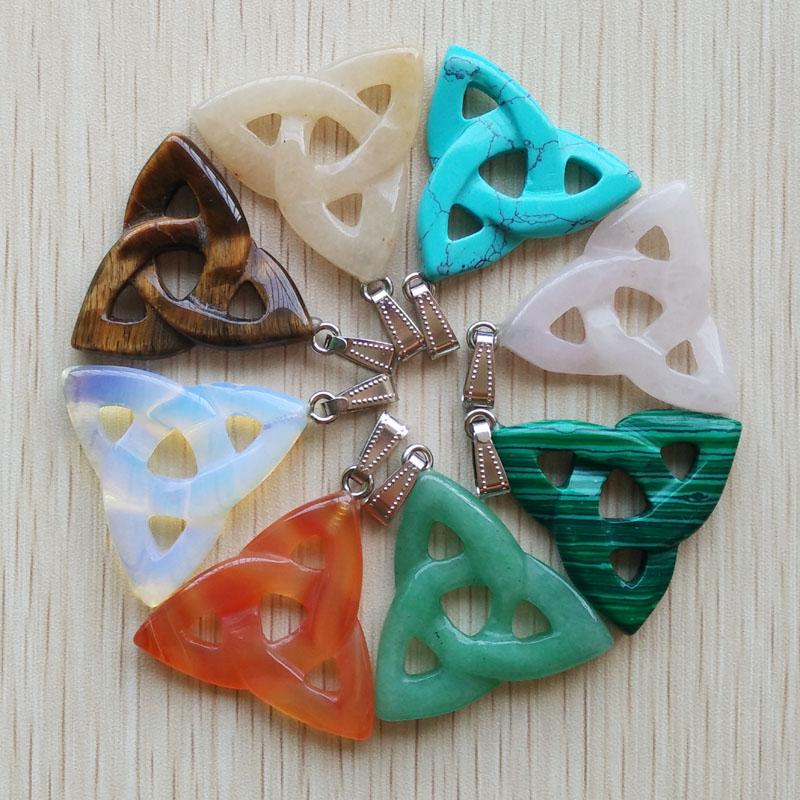 Pendant Necklaces Fashion Good Assorted Natural Stone Hollow Triangle Charms Pendants For Jewelry Making 8pcs/lot Wholesale FreePendant
Pendant Necklaces Fashion Good Assorted Natural Stone Hollow Triangle Charms Pendants For Jewelry Making 8pcs/lot Wholesale FreePendant