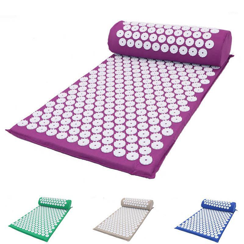 Yoga Mat Fitness Wellness Therapy Body Foot Acupressure Massage Pillow Set Back Neck Cushion Pin Pad Relax Muscles, Blue
Yoga Mat Fitness Wellness Therapy Body Foot Acupressure Massage Pillow Set Back Neck Cushion Pin Pad Relax Muscles, Blue