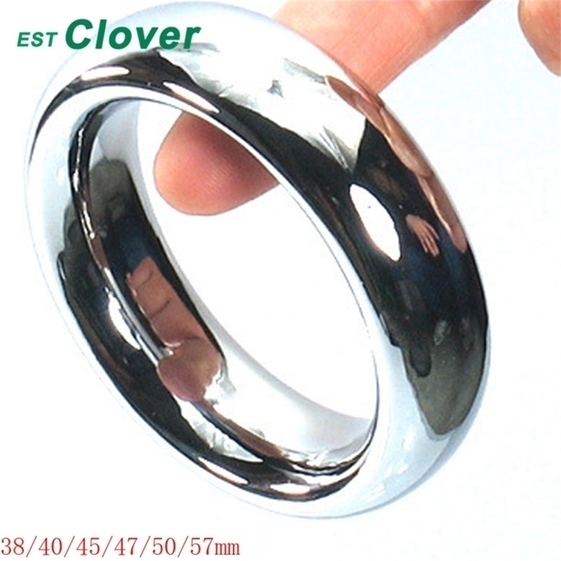 top stainless steel penis ring heavy cock rings sex toys for men 3840455057mm C108 220617