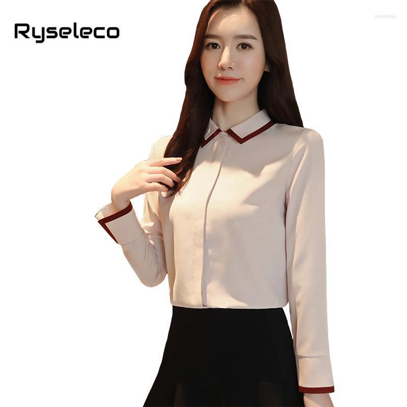 Women' Blouses & Shirts Ryseleco Autumn 2022 Women Single Breasted Casual Shirt Work Lady Turn-Down Collar Elegant Patches Chiffon Slim Top, Pink
Women' Blouses & Shirts Ryseleco Autumn 2022 Women Single Breasted Casual Shirt Work Lady Turn-Down Collar Elegant Patches Chiffon Slim Top, Pink