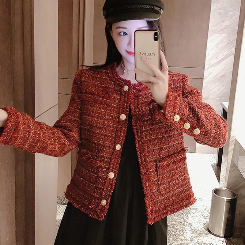 Women' Jackets Fall Winter French Tassel Tweed Jacket Woolen High End Elegant Red O Neck Coat Top Casaco Outwear, Picture color
Women' Jackets Fall Winter French Tassel Tweed Jacket Woolen High End Elegant Red O Neck Coat Top Casaco Outwear, Picture color