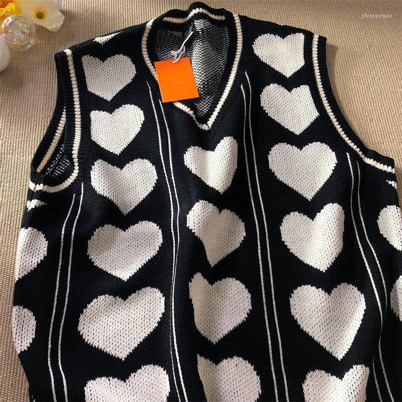 Men' Vests Korean Clothes Arrivals Love V-neck Men Sweater Vest Loose Casual Sleeveless Couple Knit Mens Vintage Knitted VestMen' Phin22, Black
Men' Vests Korean Clothes Arrivals Love V-neck Men Sweater Vest Loose Casual Sleeveless Couple Knit Mens Vintage Knitted VestMen' Phin22, Black